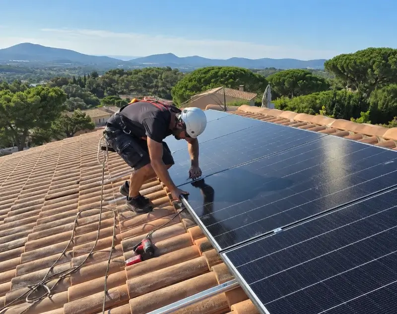 Installateur panneaux solaires Ozillac — pose photovoltaïque sur toiture