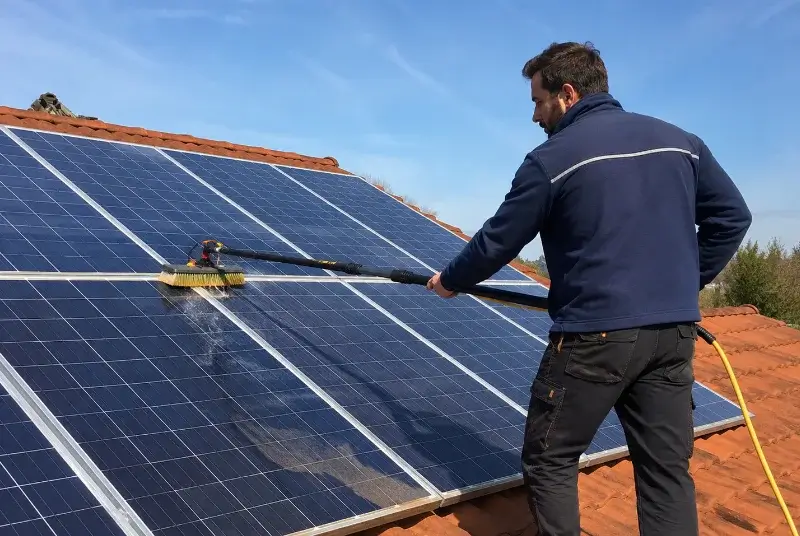 Nettoyage et entretien de panneaux solaires à Ozillac